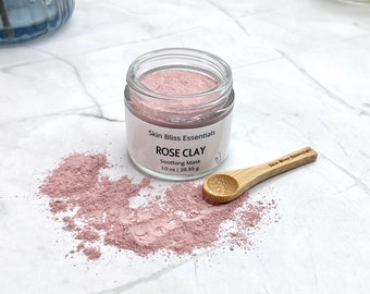 Rose Clay Mask, Soothing Face Mask