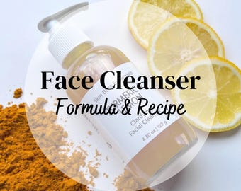 Turmeric & Lemon Face Cleanser Formula