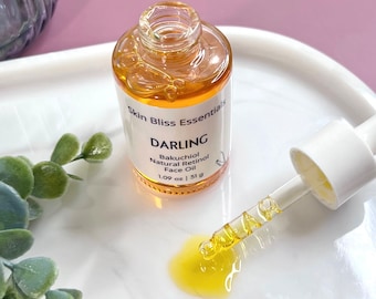 Bakuchiol Natural Retinol Face Oil, Anti Aging, Rosehip, Sea Buckthorn, Antioxidant Skincare
