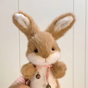 Peter Rabbit Handmade, art doll animal, poseable animal, gift toy, birthday gift, girlfriend gift