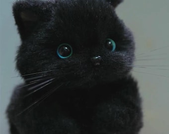 黒猫 アートドール アートドール 黒猫の通販 by てぃ's shop｜ラクマ