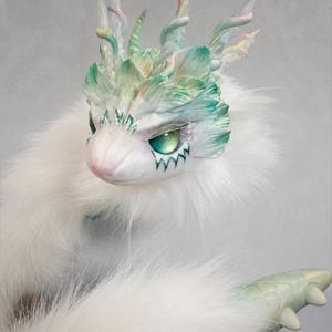 Articulated Dragon Art Doll, Fully Poseable Dragon Plush, 50cm Fantasy Creature Doll