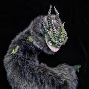 Articulated Dragon Art Doll, Fully Poseable Dragon Plush, 50cm Fantasy Creature