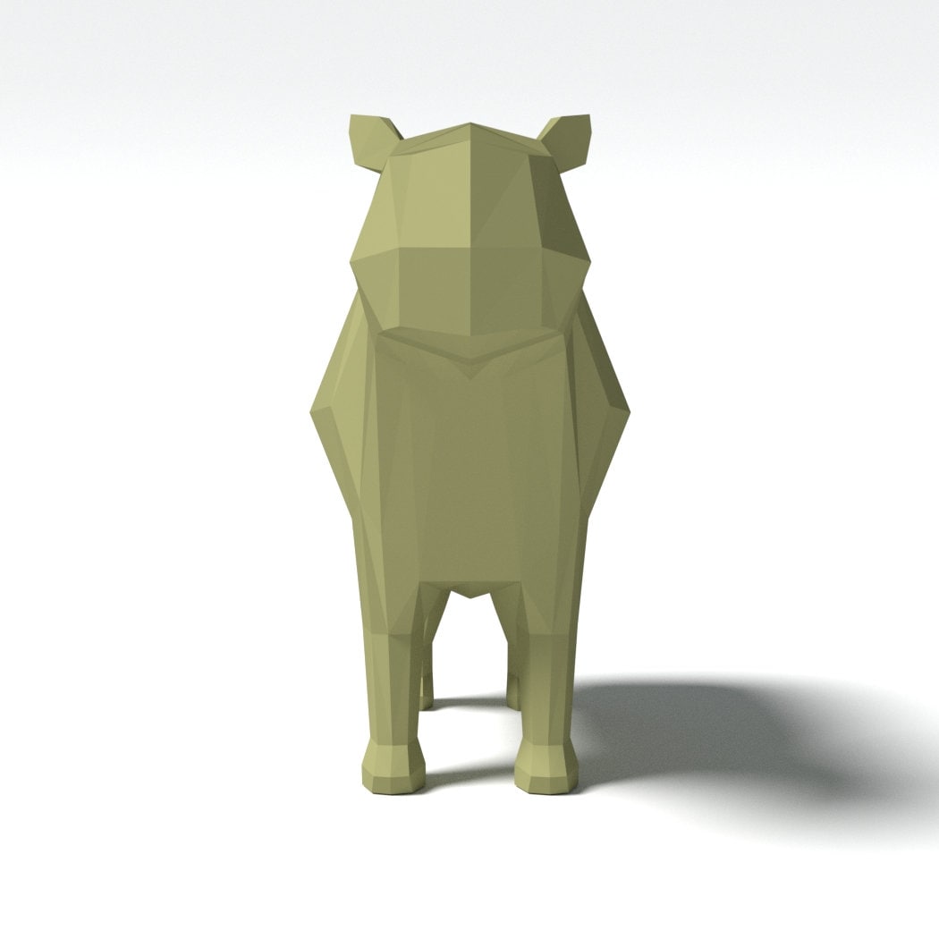 Capybara Papercraft Template in SVG DXF PDF Formats Make Etsy New Zealand