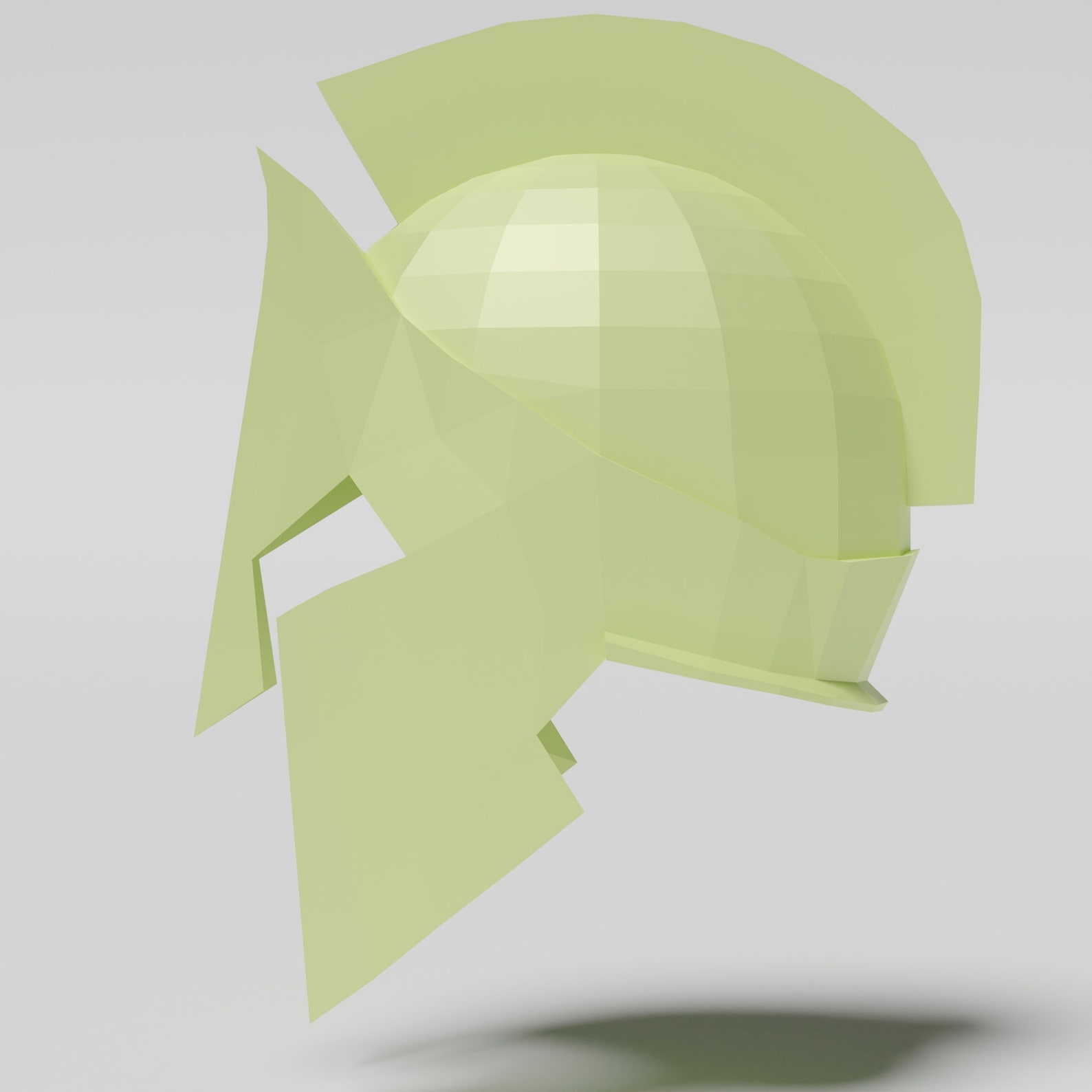 Gladiator Helmet Papercraft in SVG DXF PDF Formats 3d Low Etsy Gladiator Helmet Papercraft in SVG DXF PDF Formats 3d Low Etsy