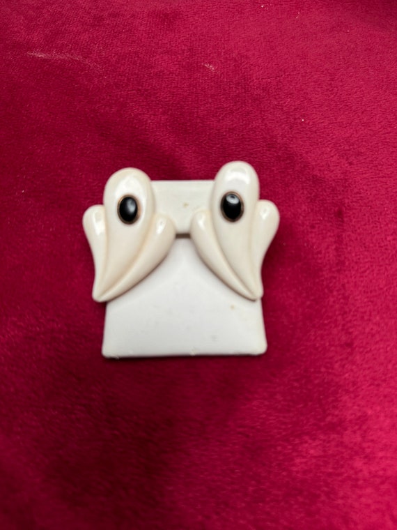 Real ivory pierced earrings - image 8