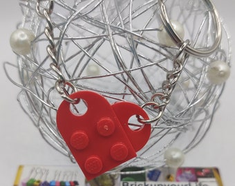 Heart pendant Lego ® clamping block