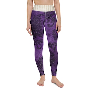 Superior Quality Leggings, Baroque Purple Crush