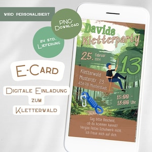 Convite escalada floresta festa de aniversário infantil Cartão digital convite de aniversário status WhatsApp aniversário meninos meninas - será personalizado