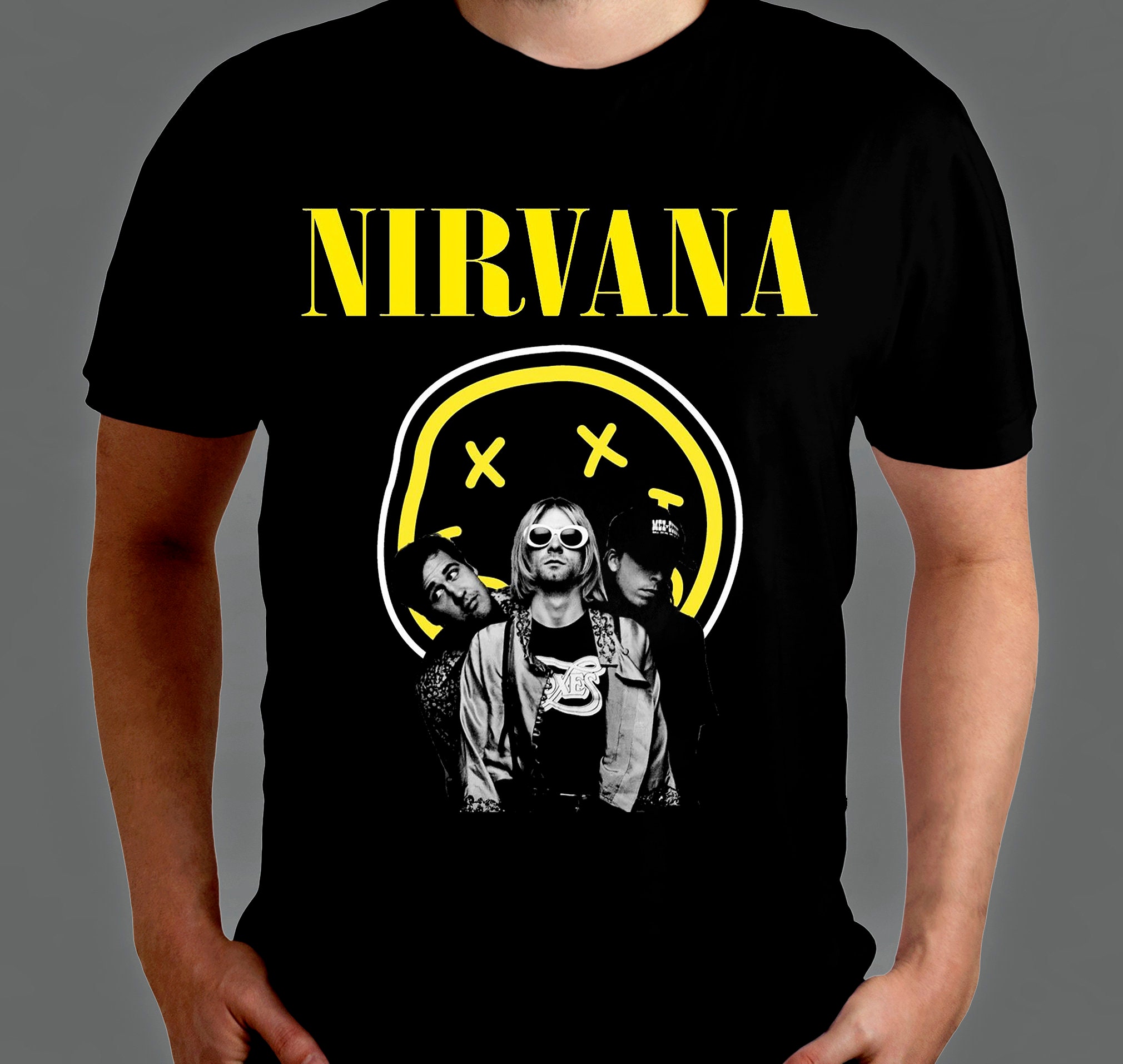 Vintage Nirvana T-shirt80s Band T-shirthiphop Band - Etsy