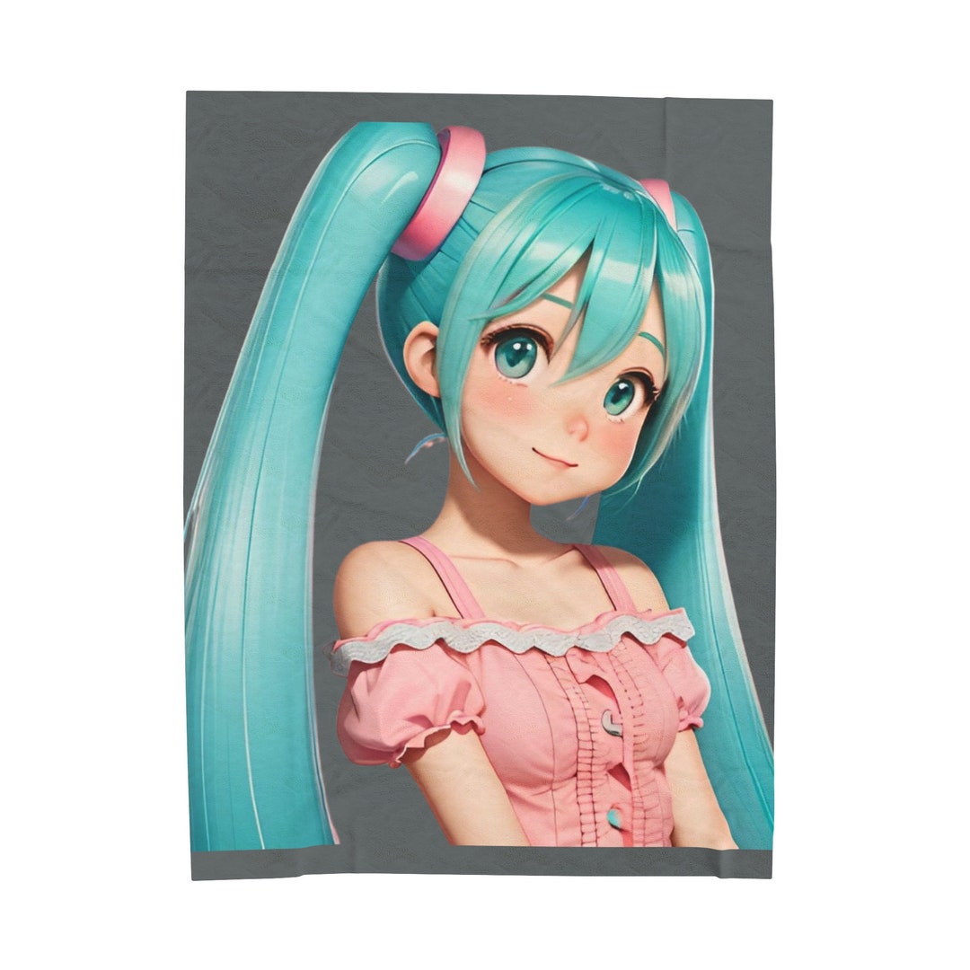 Miku Blanket, Hatsune Miku Cover, Comforter, Anime Bedding, Gift for Anime Lovers Etsy