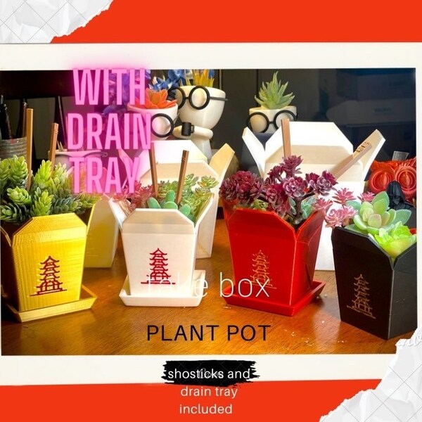 Chinese Take Out Box Etsy