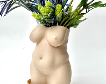 Body Positive Planter Set: 3D Printed Inclusive Decor