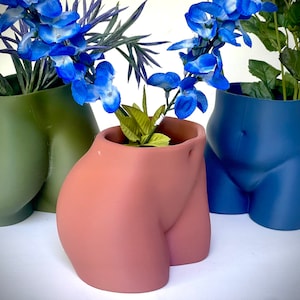 Cheeky Butt Planter: 3D Printed Body Vase, Galentine's Gift