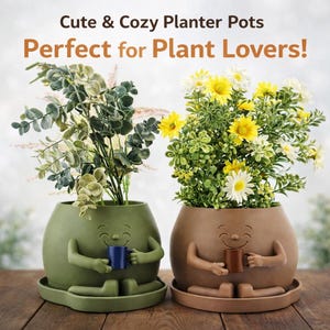 3D Printed Coffee Mug Planter: Eco-Friendly Succulent Pot with Drainage