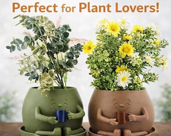 3D Printed Coffee Mug Planter: Eco-Friendly Succulent Pot with Drainage