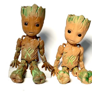 Baby Groot 3D Printed Toy - Perfect Gift Fidget Toy- Hand Painted Accents valentines gifts
