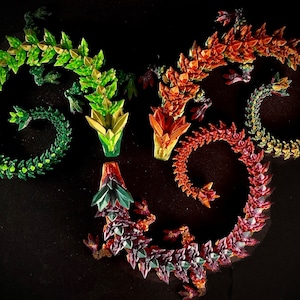 Articulated crystal dragon , gem stone,Adult toy, *high quality* fidget toy for adults and kids