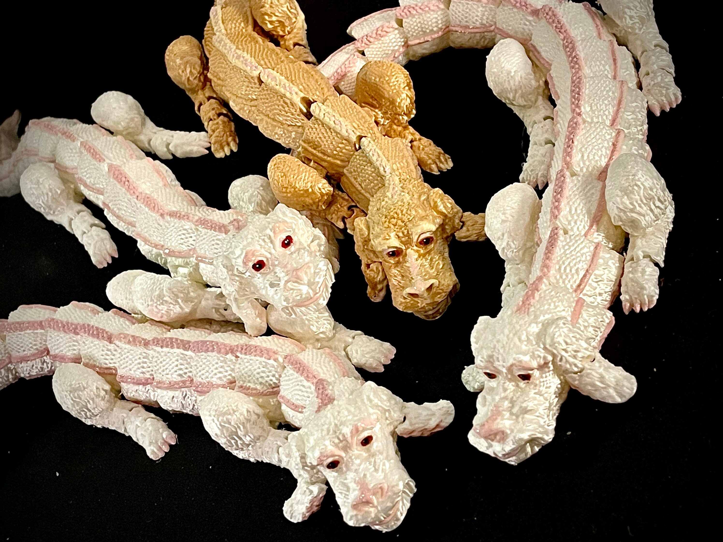 Drago Snodabile In Cristallo Con Uovo E Pietra Preziosa - Giocattolo Fidget In PLA, Colori Assortiti