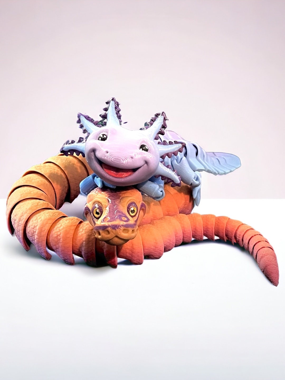 Ball Python Snake 3d Printing Snake Python Articulated Fidget Toy Hand ...