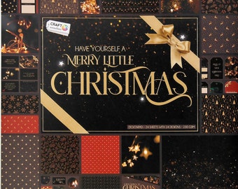 Have yourself a Merry Little Christmas - Designpad 24 Sheets - CRAFT sensations