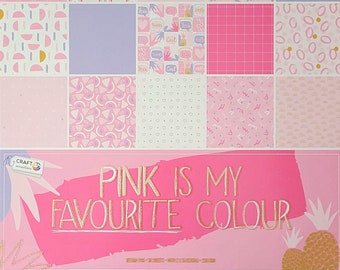 pink is my FAVOURITE colour - Designpad 30 Sheets - CRAFT sensations