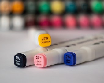 Colours: 200-299 | 1x Aquamarker water based ink  (fine & brush) - DécoTime