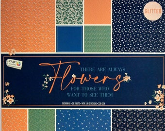 Flowers - Designpad 26 Sheets 2x13 Designs - CRAFT sensations