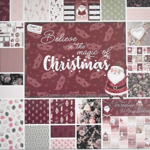 Believe in the magic of Christmas - Designpad 24 Sheets - CRAFT sensations