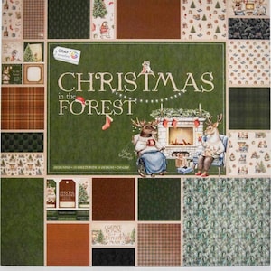 Noël en Forêt - Designpad 24 Feuilles - CRAFT sensations