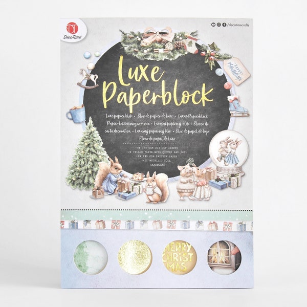 Luxe Paperblock - DécoTimé - Weihnachten (xmas)