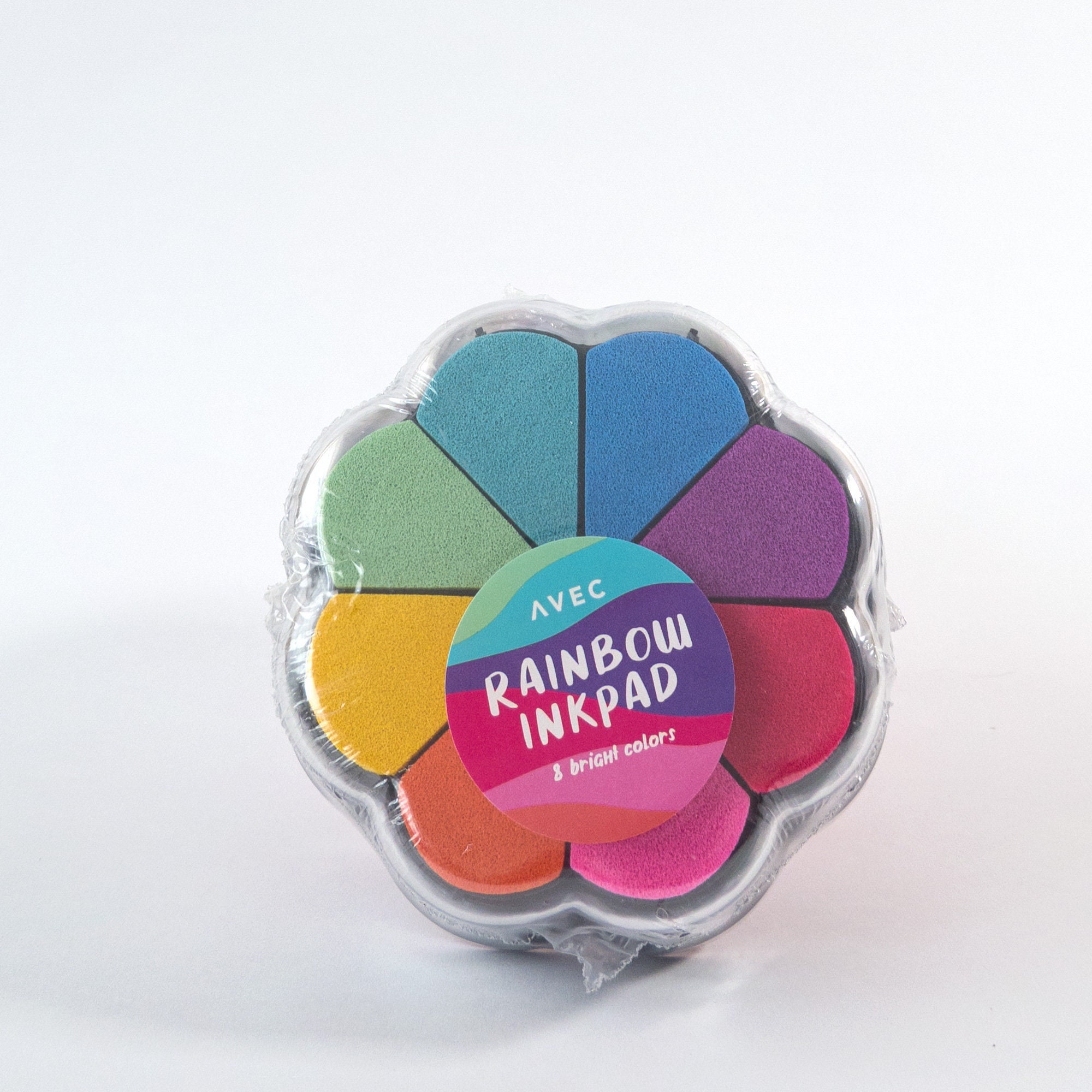 KNAFS Pack of 1 Multi-Colored Finger Print Ink Pads for Kids  DIY Craft Scrap Booking Set of 12 pcs (Set Of 12, Multicolor) - stamp pad