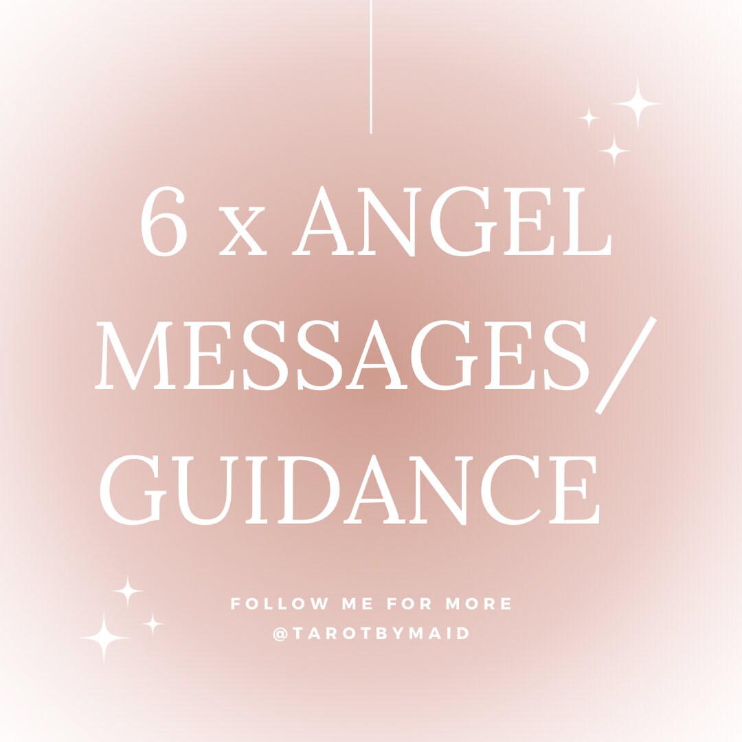 6 X Angel Messages/guidance Reading | Tarot| Psychic | Medium | Angel ...