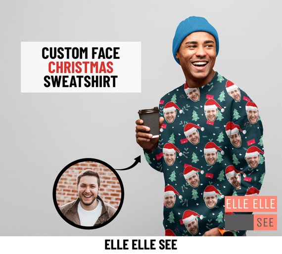 custom face sweatshirt