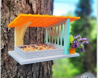 Mid-Century Modern Bird Feeder