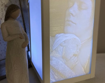 Lithophane Lantern - PLA, custom made