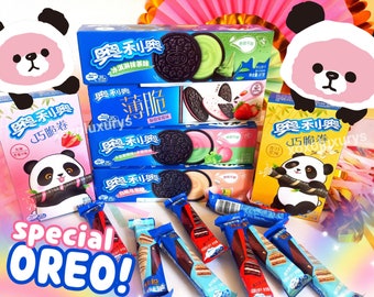 Exotic oreo flavours - Asian Oreo china limited - Oreo peach - Personalized oreo cookies - kawaii Asian snacks