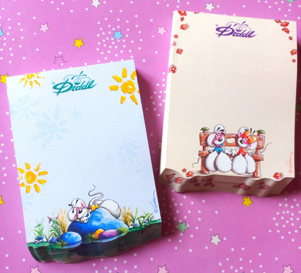 Bloc Notes Diddl Parfumé à Gratter - Stylé Et Ludique | Parfums à Découvrir En Grattant