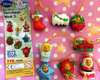 peek a pooh complete serie kerst 2 vintage winnie pooh dangler telefoonriem gummi winnie dierenkleding