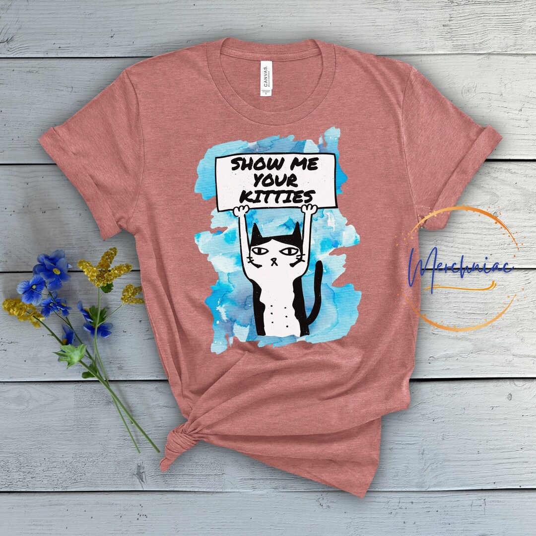 Funny Cat Shirts Cat Tshirt Cute Kitten Tee Funny Shirts With Cats