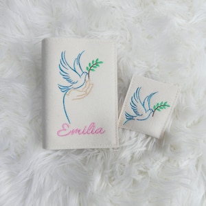 Digitaal borduurbestand, borduurbestandset, voor frames 13 x 18 cm en 10 x 10 cm, vredesduif, hoepel 4x4", 5x7", Commercieel gebruik