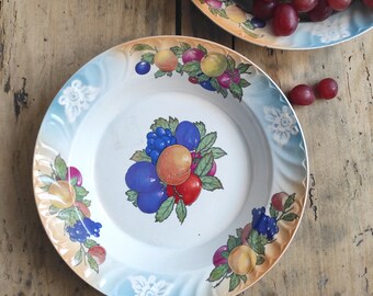 Rare set of two Lunéville hollow serving dishes.