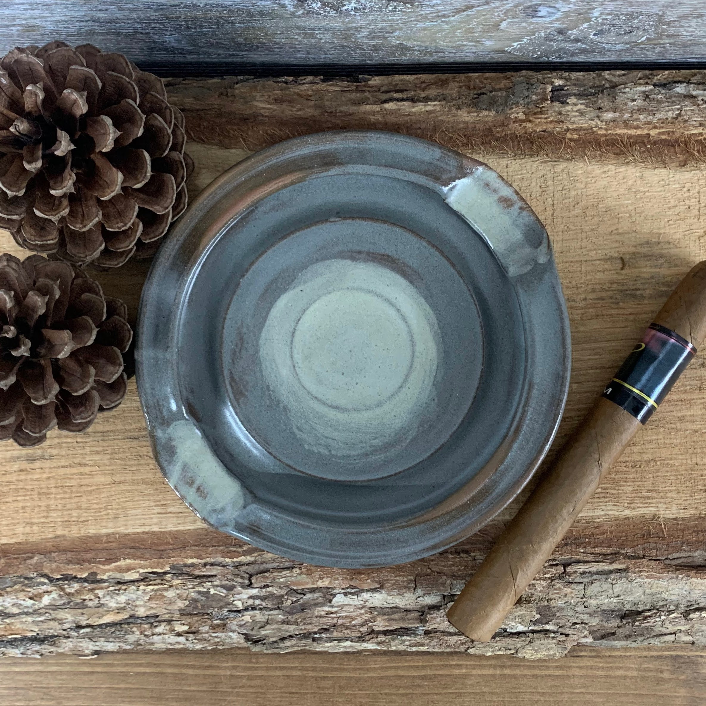 Cigar Ashtray | Cigar Gift for Him | Groomsmen Cigar Gift | Cigar Accessory Husband Gift | Handmade for Boyfriend | Gift for Father