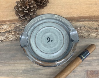 9th Anniversary for Him Cigar Tray | Cigar Accessory Husband Gift | Unique Cigar Ashtray | 9th Year Wedding Anniversary Pottery for Husband