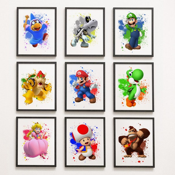 Mario Art - Etsy