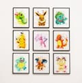 Pokemon wall prints A4 - Unframed Wall posters, Popular pokemon characters, Kids room decor inspo - Pokemon posters for kids room