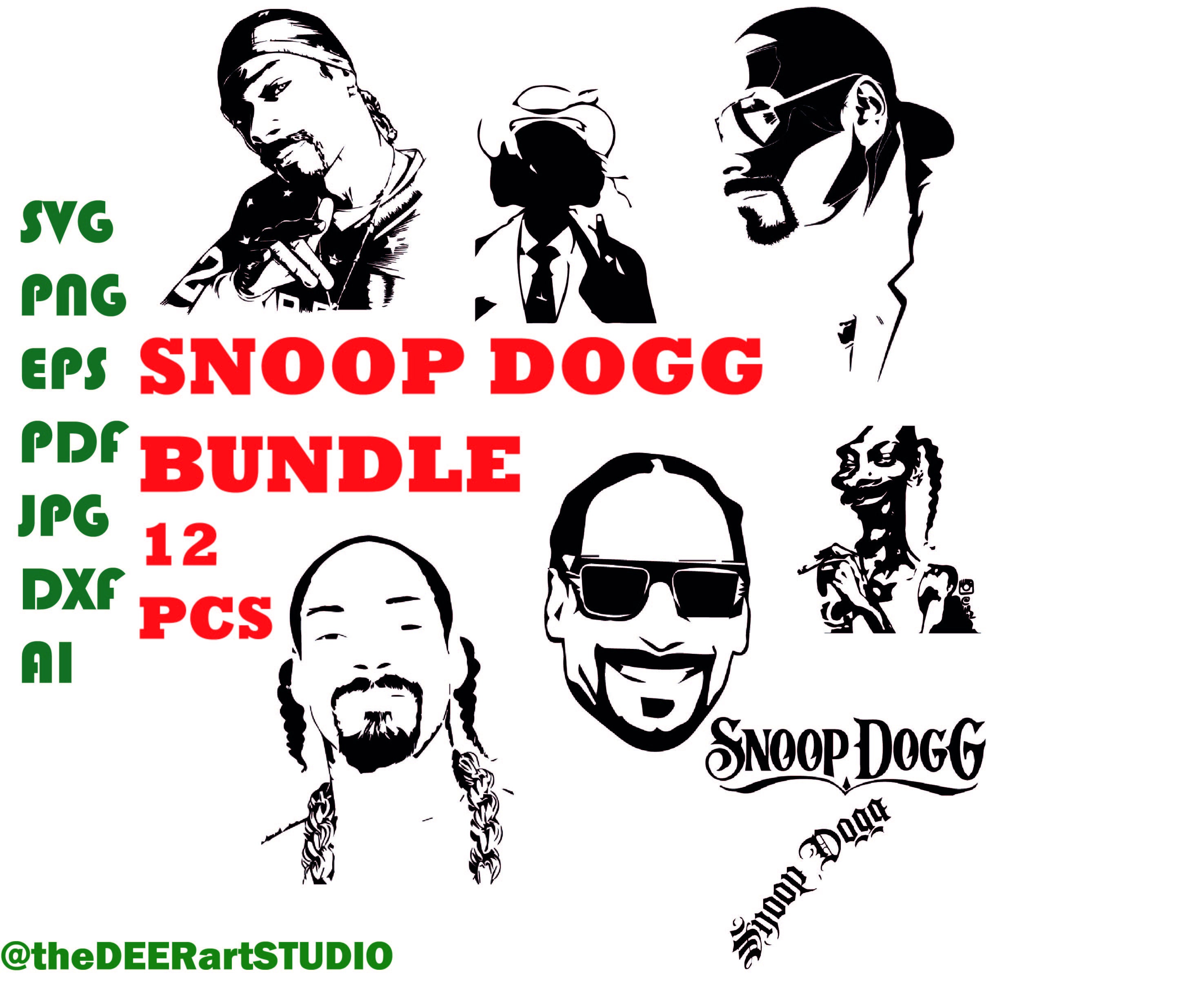 Snoop Dogg Svg Bundle Snoop Stickers Marke & Logo Snoop - Etsy.de