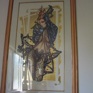 Olivia DeBerardinis set of Seven (7) Framed original numbered prints by Malibu Artist Olivia!