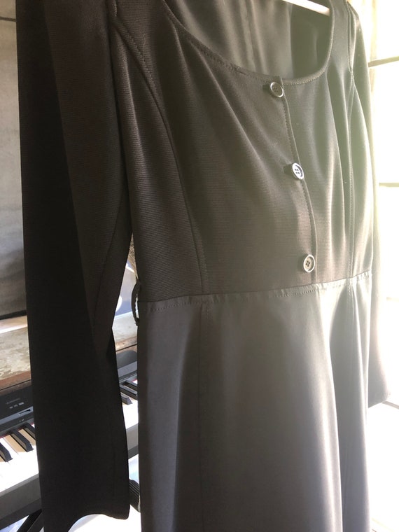Vintage Prada little black dress, long sleeve and… - image 3