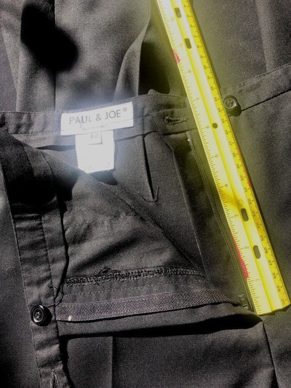 Size 42 Paul & Joe 100% wool slacks vintage from … - image 9